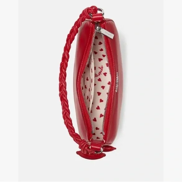 Kate Spade RED Nova Braided Strap Shoulder Bag - Picture 3 of 5